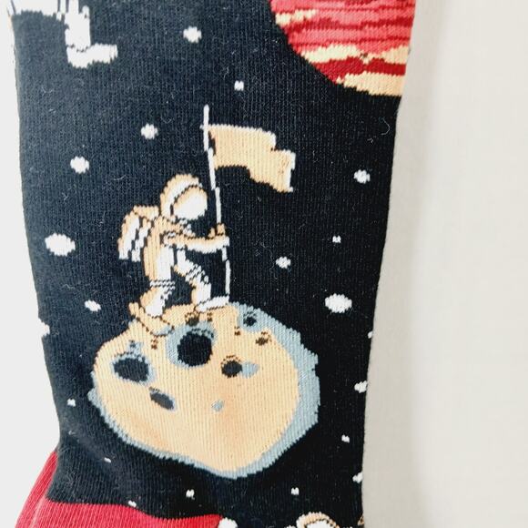 Sock It To Me Crew Men Women Astronaut Moon Walk Float EVA Outer Cotton Comfy - Picture 6 of 11